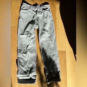 Zara Light Grey Loose Fit Jeans